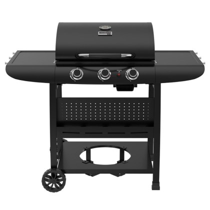BORMANN Elite BBQ6030 FORGE 3-Burner Gas Grill with Cast-Iron Grate